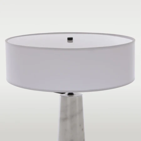 Lampa stołowa nowoczesna BOW biała T02107BK - Cosmo Light